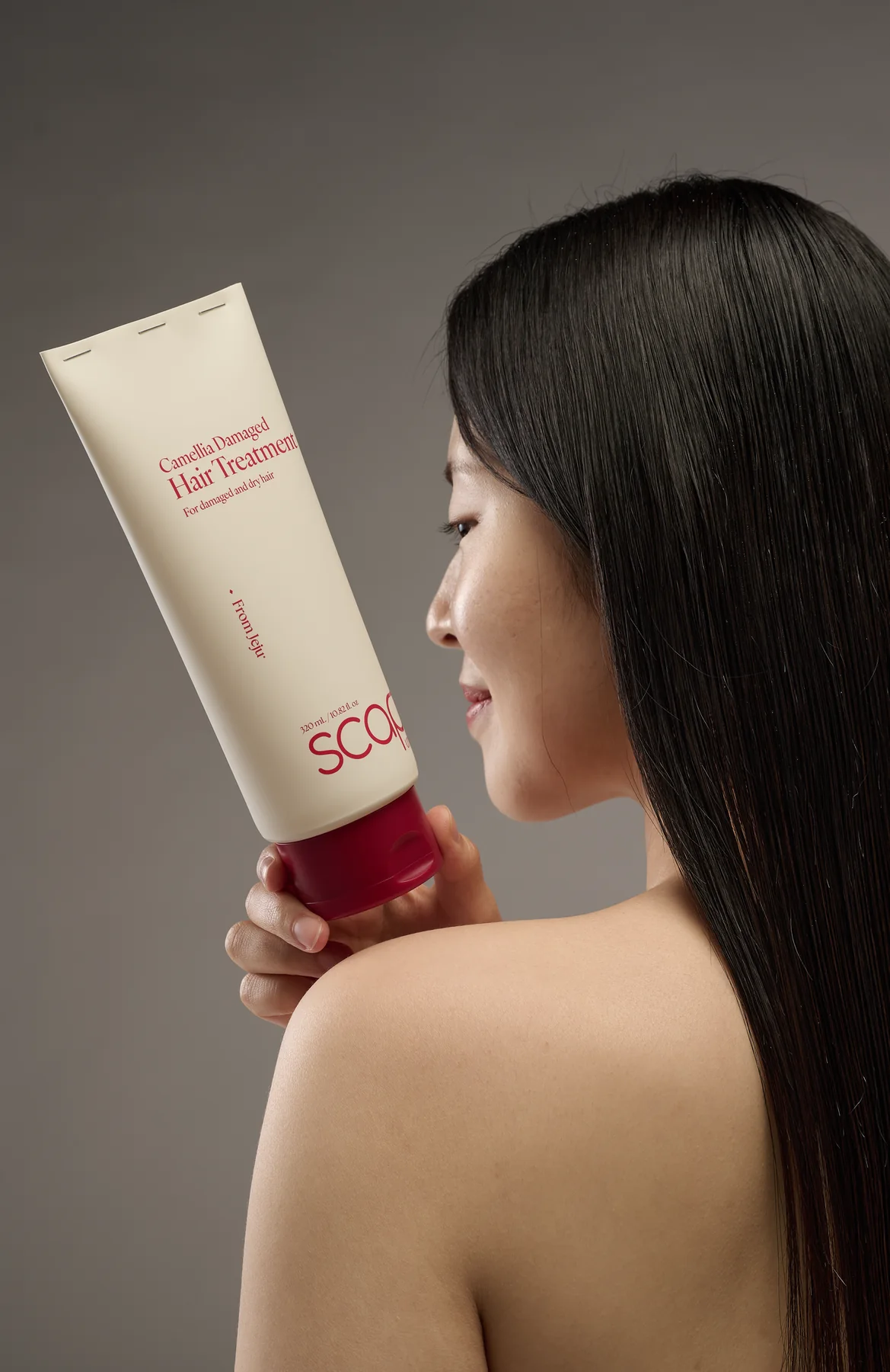 Damaged Hair Treatment Model Shot 2
